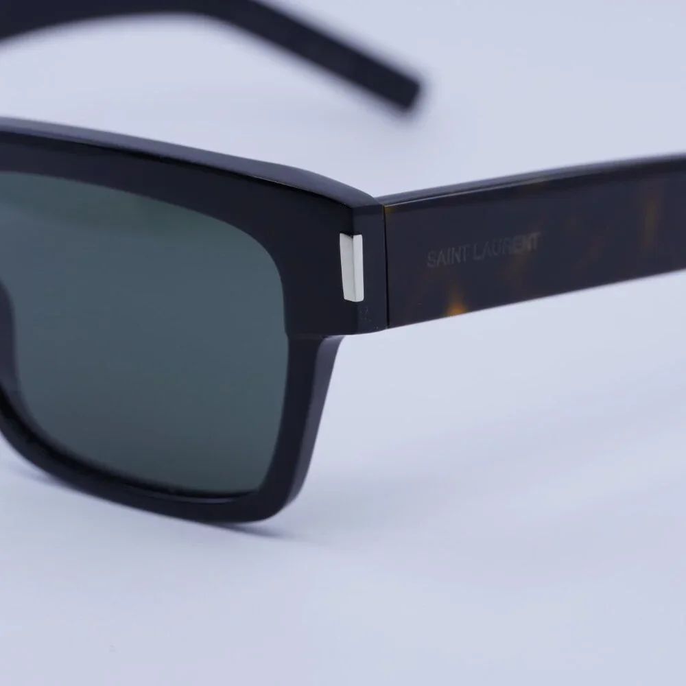 🕶️ New Saint Laurent SL732 VADIM 002 Sunglasses - Black/Dark Havana Frame